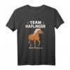 Team Haflinger - #UnserHerzenspony - Haflinger Pony T-Shirt für Pferdeliebhaberinnen, Reiterinnen und Pferdefans zum Reiten, Ausritt & Weihnachten
