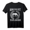 Kaltblut 150% Pferd T-Shirt für Pferdeliebhaber & Reiterinnen – Cooles Geschenk für Pferdefans & Reitstunde Zubehör