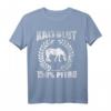 Kaltblut 150% Pferd T-Shirt für Pferdeliebhaber & Reiterinnen – Cooles Geschenk für Pferdefans & Reitstunde Zubehör