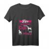 Damen T-Shirt mit V-Ausschnitt - Life is Better with Dogs and Horses, Reiter Pferde Motiv, Perfekt als Geschenk für Tierliebhaberinnen