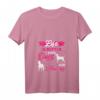 Damen T-Shirt mit V-Ausschnitt - Life is Better with Dogs and Horses, Reiter Pferde Motiv, Perfekt als Geschenk für Tierliebhaberinnen