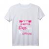 Damen T-Shirt mit V-Ausschnitt - Life is Better with Dogs and Horses, Reiter Pferde Motiv, Perfekt als Geschenk für Tierliebhaberinnen