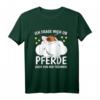 Lustiges Pferde Schlafshirt & Nachthemd - Witziges Schlafoberteil für Pferdeliebhaber, Kinder & Erwachsene, ideales Geschenk für süße Träume