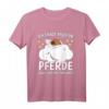 Lustiges Pferde Schlafshirt & Nachthemd - Witziges Schlafoberteil für Pferdeliebhaber, Kinder & Erwachsene, ideales Geschenk für süße Träume