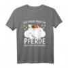Lustiges Pferde Schlafshirt & Nachthemd - Witziges Schlafoberteil für Pferdeliebhaber, Kinder & Erwachsene, ideales Geschenk für süße Träume