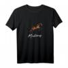 Running Wild Mustang Pferderasse Equestrian Lover Shirt – Lustiges Reitverein T-Shirt für Pferdefans und Mustang Liebhaber