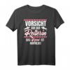 VORSICHT vor der REITERIN Das Pferd ist harmlos - Lustiges Pferde T-Shirt für Reiter und Pferdefans