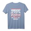 VORSICHT vor der REITERIN Das Pferd ist harmlos - Lustiges Pferde T-Shirt für Reiter und Pferdefans