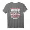 VORSICHT vor der REITERIN Das Pferd ist harmlos - Lustiges Pferde T-Shirt für Reiter und Pferdefans