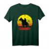 Vintage Cowboy Rodeo Pferde Pferd Geschenk Sonnenuntergang T-Shirt – Perfektes Geschenk für Pferdeliebhaber, Reiter & Westernfans zu Weihnachten & Geburtstag