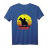 Vintage Cowboy Rodeo Pferde Pferd Geschenk Sonnenuntergang T-Shirt – Perfektes Geschenk für Pferdeliebhaber, Reiter & Westernfans zu Weihnachten & Geburtstag