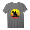Vintage Cowboy Rodeo Pferde Pferd Geschenk Sonnenuntergang T-Shirt – Perfektes Geschenk für Pferdeliebhaber, Reiter & Westernfans zu Weihnachten & Geburtstag