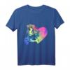 Liebe Buntes Pferd T-Shirt - Perfektes Geschenk für Pferdeliebhaber, Mädchen, Frauen & Kinder zu Weihnachten, Muttertag & Geburtstag