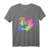 Liebe Buntes Pferd T-Shirt - Perfektes Geschenk für Pferdeliebhaber, Mädchen, Frauen & Kinder zu Weihnachten, Muttertag & Geburtstag