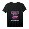 Reiter T-Shirt mit Friese - Unterschätze Niemals Eine Frau Pferde Geschenk für Springreiten, Voltigieren & Westernreiten