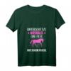 Reiter T-Shirt mit Friese - Unterschätze Niemals Eine Frau Pferde Geschenk für Springreiten, Voltigieren & Westernreiten