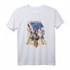 Amerika Flagge Pferdesport Reiter Geschenk - T-Shirt für Pferdeliebhaber, Reiterinnen & Tierfans zu Weihnachten, Geburtstag & Muttertag
