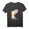Haflinger Mama T-Shirt mit Pferde-Comic im Funstyle – Lustiges Pferdemotiv für Reiter, Pferdefreunde & Geschenkideen für Pferdeliebhaber