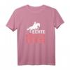 Echte Mädchen Reiten - Pferde T-Shirt Reitsport Geschenk, Limitierte Auflage, Perfekt für Geburtstage, Valentinstag & Weihnachten