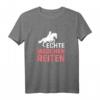 Echte Mädchen Reiten - Pferde T-Shirt Reitsport Geschenk, Limitierte Auflage, Perfekt für Geburtstage, Valentinstag & Weihnachten