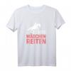 Echte Mädchen Reiten - Pferde T-Shirt Reitsport Geschenk, Limitierte Auflage, Perfekt für Geburtstage, Valentinstag & Weihnachten