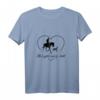 Hund & Pferd Tierliebe Damen/Mädchen Kinder T-Shirt – Perfekt als Geschenkidee zu Weihnachten oder Geburtstag für Reiterinnen und Tierliebhaberinnen