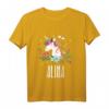 Kinder Einhorn Pferd Name Alina T-Shirt – Personalisierte Mädchen Geschenkidee für Reiterinnen und Einhorn-Fans