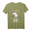 Kinder Einhorn Pferd Name Alina T-Shirt – Personalisierte Mädchen Geschenkidee für Reiterinnen und Einhorn-Fans
