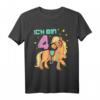 Geburtstags T-Shirt Pferd für Mädchen 4 Jahre - Süßes Pony Shirt für Pferdefans zum Geburtstag