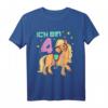 Geburtstags T-Shirt Pferd für Mädchen 4 Jahre - Süßes Pony Shirt für Pferdefans zum Geburtstag