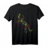 Bunte Abstrakte Kunst | Reiten lustiges Pferde T-Shirt – Perfektes Geschenk für Pferdeliebhaberinnen, Reiter und Pferdesportfans