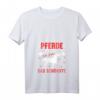 Damen Lustig So viele Pferde - Ich hab das schönste Pferd T-Shirt mit V-Ausschnitt – Perfektes Geschenk für Reiterinnen & Pferdeliebhaberinnen zu Geburtstag & Weihnachten