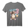 Kinder 3 Jahre alt Ich bin 3 Pferd Pferdchen T-Shirt – Niedliches Geburtstagsoutfit für Jungen & Mädchen mit Pferdeliebe