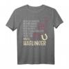 Damen Pferdespruch Reiterin Geschenk Haflinger Pferde T-Shirt – Perfektes Geschenk für Pferdeliebhaberinnen zu Weihnachten & Geburtstag
