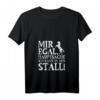 Damen Reiten Mir Egal Hauptsache Ich Kann In Den Stall Pferde T-Shirt mit V-Ausschnitt – Lustiges Reit-Motiv für Pferdefans und Reiterinnen, ideales Geschenk zu Weihnachten, Geburtstag & Vatertag
