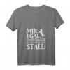 Damen Reiten Mir Egal Hauptsache Ich Kann In Den Stall Pferde T-Shirt mit V-Ausschnitt – Lustiges Reit-Motiv für Pferdefans und Reiterinnen, ideales Geschenk zu Weihnachten, Geburtstag & Vatertag