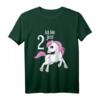 Kinder 2. Geburtstag Mädchen T-Shirt mit Pferde und Tieren - Süßer Spruch 'Ich bin jetzt zwei' für Pferdeliebende Geburtstagsfeier