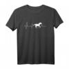 Pferd Herzschlag Pferde Reiten T-Shirt – Lustiges Pferdegeschenk für Reiter, Pferdeliebhaber & Pferdebesitzer zu Geburtstag, Weihnachten, Mutter- & Vatertag