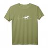 Pferd Herzschlag Pferde Reiten T-Shirt – Lustiges Pferdegeschenk für Reiter, Pferdeliebhaber & Pferdebesitzer zu Geburtstag, Weihnachten, Mutter- & Vatertag