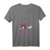 Damen Reiterin Prinzessin Kutscher Pferdekutsche T-Shirt mit V-Ausschnitt – Lustiges Pferdeliebhaberinnen-Shirt für Reit- und Pferdefans