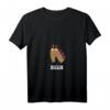 Damen Sexy Stute T-Shirt mit Lippenstift und Schleifen - Witziges, verrücktes Pferd für Partys, Reiterinnen und Pferdeliebhaberinnen