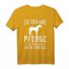 Pferd Reitstall Reiterin Pferdesport T-Shirt – Lustiges Motiv mit Spruch für Reiter & Pferdebesitzer, ideales Geschenk für Reitverein & Pferdefans