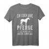 Pferd Reitstall Reiterin Pferdesport T-Shirt – Lustiges Motiv mit Spruch für Reiter & Pferdebesitzer, ideales Geschenk für Reitverein & Pferdefans