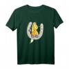 Glückspferd T-Shirt mit Hufeisen, Kleeblatt & Marienkäfer – Lustiges Pferdemotiv für Reiter, Pferdefreunde & Pferdebesitzer als Geschenkidee