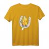 Glückspferd T-Shirt mit Hufeisen, Kleeblatt & Marienkäfer – Lustiges Pferdemotiv für Reiter, Pferdefreunde & Pferdebesitzer als Geschenkidee
