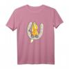 Glückspferd T-Shirt mit Hufeisen, Kleeblatt & Marienkäfer – Lustiges Pferdemotiv für Reiter, Pferdefreunde & Pferdebesitzer als Geschenkidee