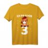 Kinder 3. Geburtstag T-Shirt für Mädchen mit Pferdemotiv - Süßes Geburtstagsgeschenk für kleine Pferdeliebhaberinnen