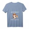 Guten Morgen? Ganz dünnes Eis! Lustiges Pferde Spruch V-Ausschnitt T-Shirt für Morgenmuffel, Schichtarbeiter & Pferdeliebhaber
