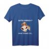 Guten Morgen? Ganz dünnes Eis! Lustiges Pferde Spruch V-Ausschnitt T-Shirt für Morgenmuffel, Schichtarbeiter & Pferdeliebhaber
