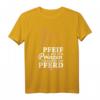 Reiterin Geschenk Scheiß auf den Prinzen ich nehme das Pferd T-Shirt - Lustiges Reiterinnen Shirt für Pferdeliebhaberinnen & Turnierfans